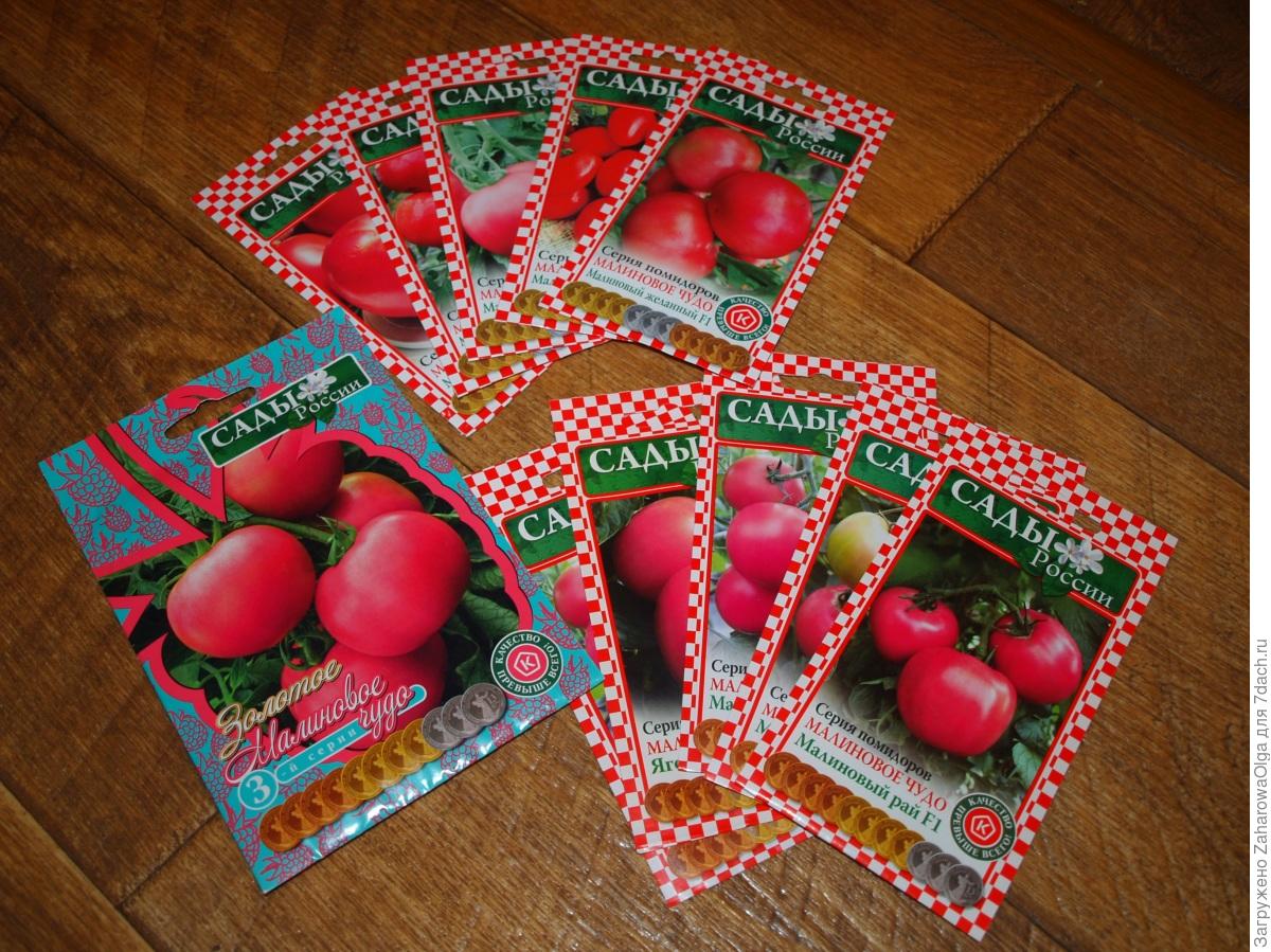 Сады России малиновое чудо помидоры