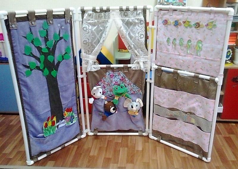 Ширмы для театра детского сада своими руками фото Ширмы для театра детского сада своими руками фото