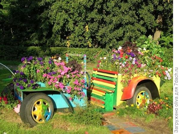 Оригинальная клумба на даче своими руками фото Оригинальная клумба на даче своими руками фото