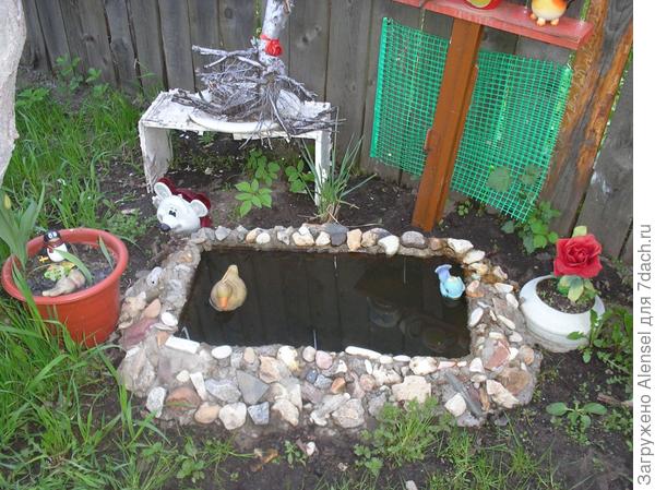 Детский водоём из ванны Детский водоём из ванны