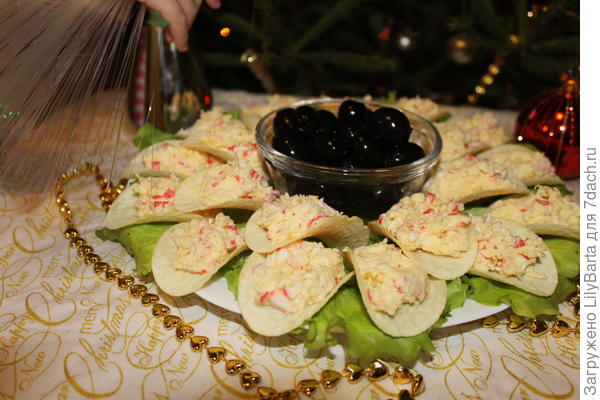 сырная закуска на чипсах сырная закуска на чипсах