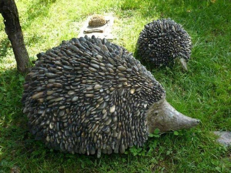 Поделки для дачи из гальки своими руками Поделки для дачи из гальки своими руками