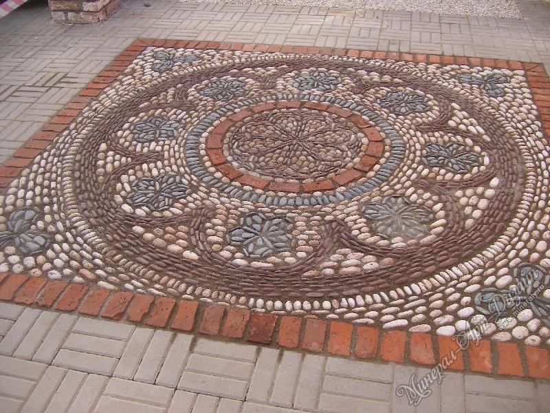 Дорожка из мраморной плитки Дорожка из мраморной плитки