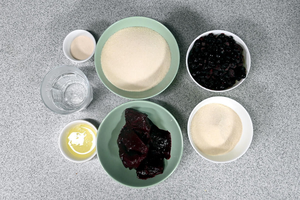 Домашний зефир из черной смородины, с сиропом глюкозы