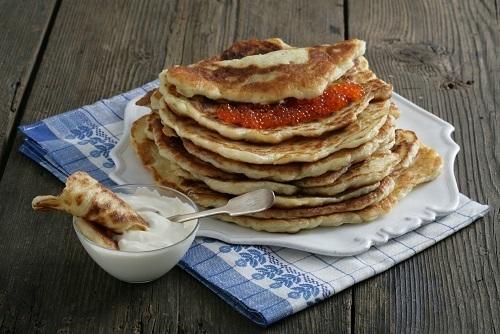 True Russian bliny were made from a Buckwheat Millet Pea