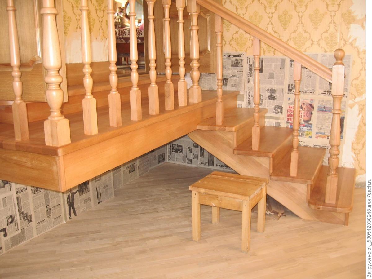 Лестница на даче.