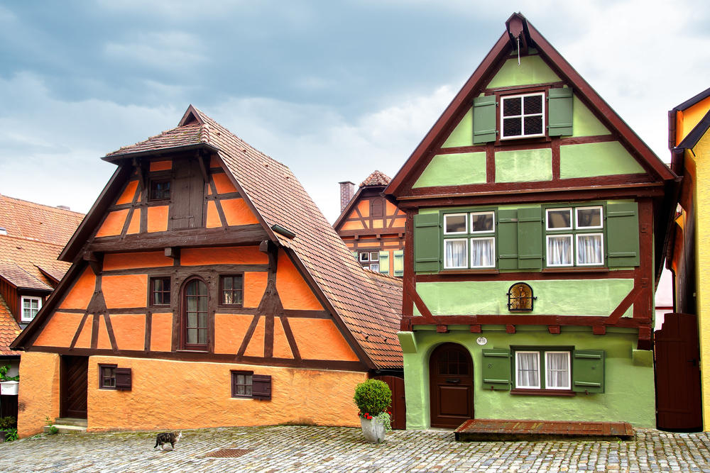 Фахверковые дома – эталон немецкого стиля и надежности. Фото