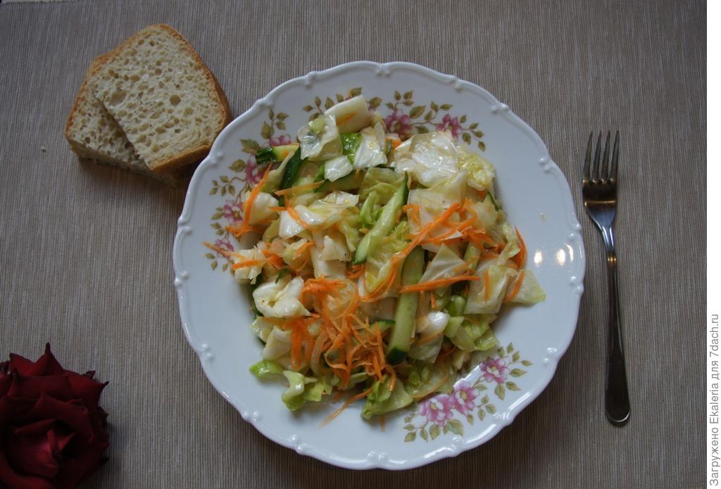 Салат из капусты с морковью по корейски в домашних условиях рецепт фото пошагово