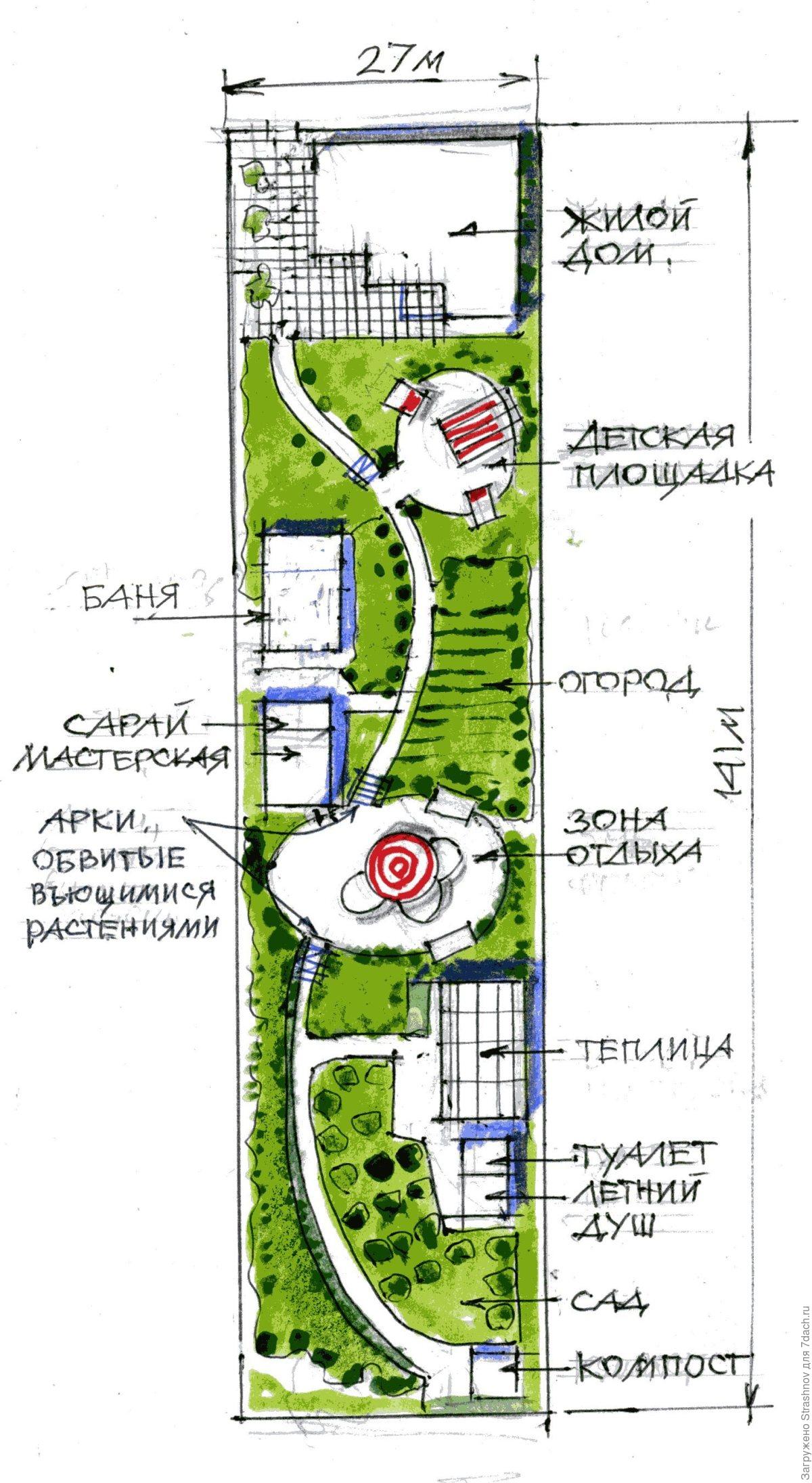 На плане изображен загородный дачный участок садоводческого товарищества подорожник ул верхняя 35