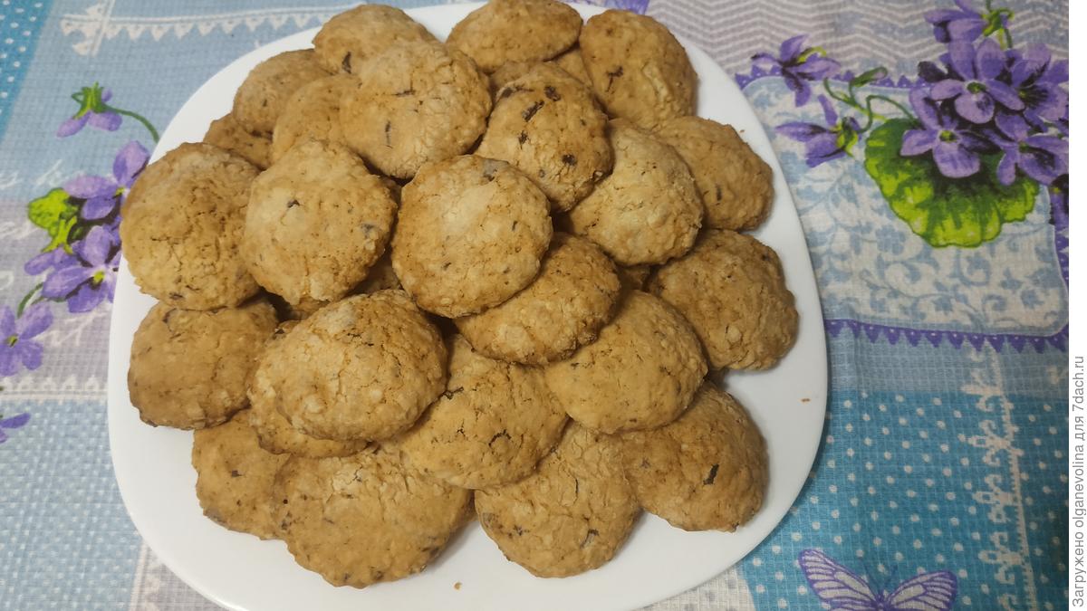 Печенье из вареной овсянки