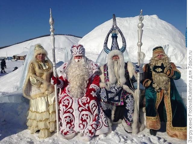 Кыш бабай и кар кызы картинки