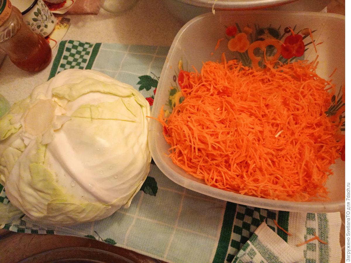 Засолка капусты кусками