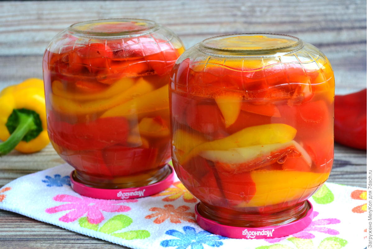 Перец с маслом и медом