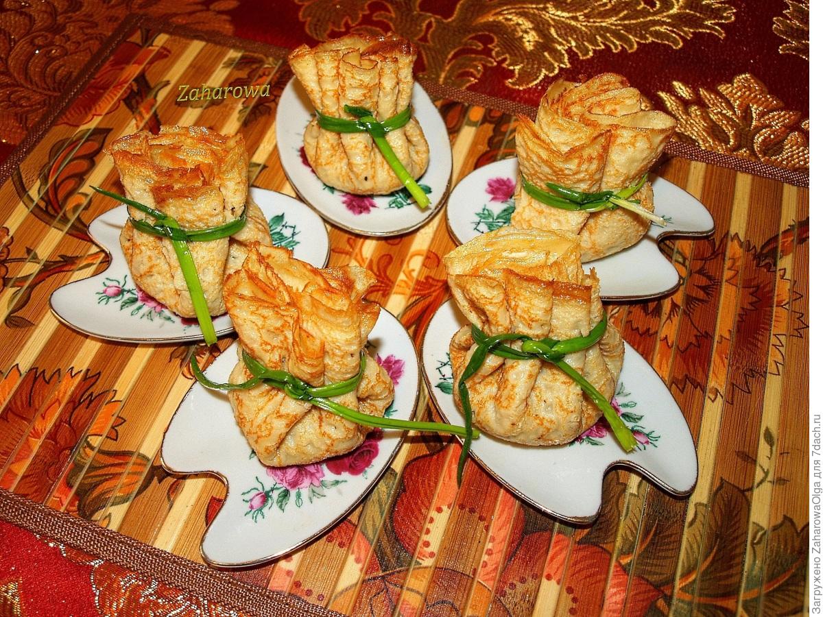 Блинные мешочки от змеиного Деда Мороза
