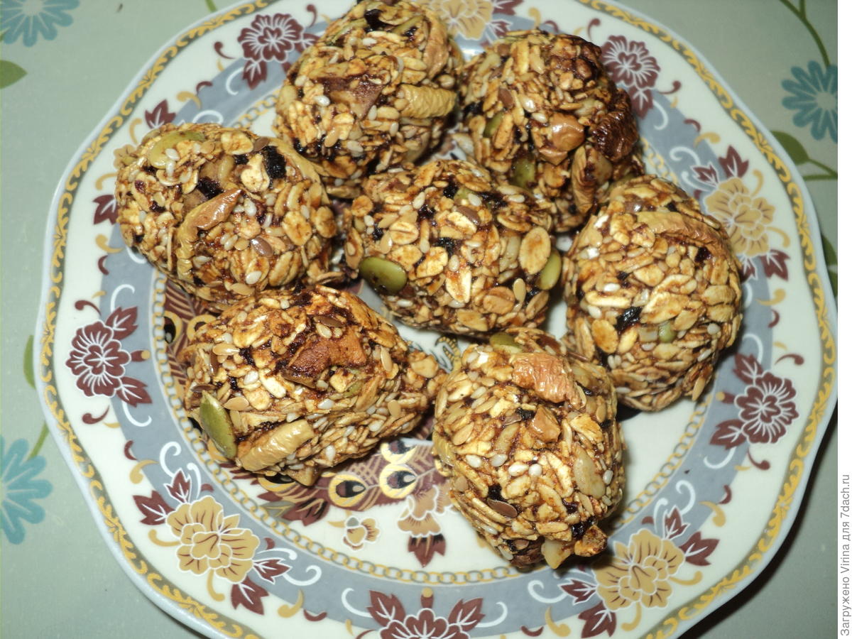 Конфеты из овсянки