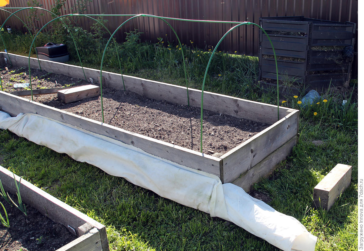 Парник на высокую грядку своими руками. Мастер-класс с фото