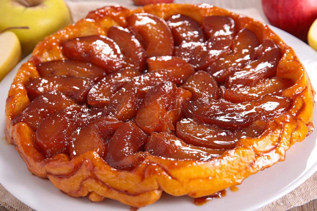 Тарт татен tarte tatin французский яблочный пирог