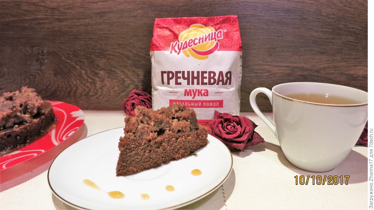 Пирог из гречневой муки