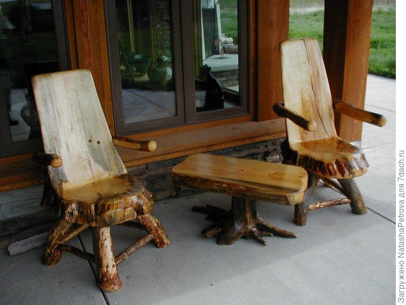 Производство дачной мебели из дерева