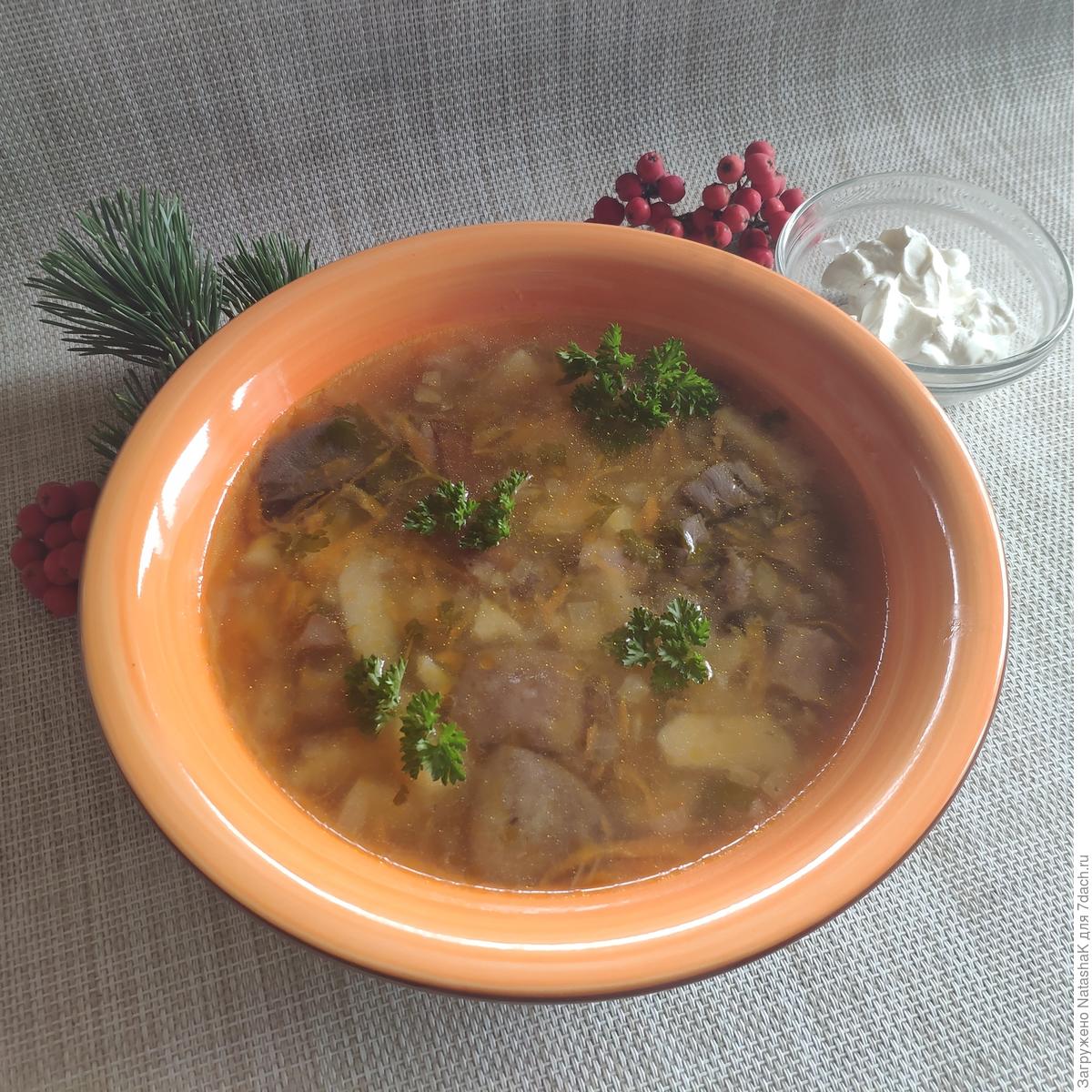 Суп из лесных грибов по рецепту бабушки