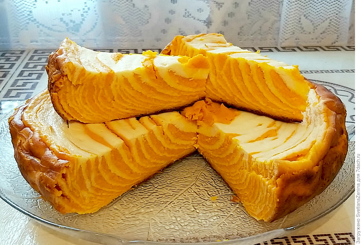 Чизкейк из тыквы