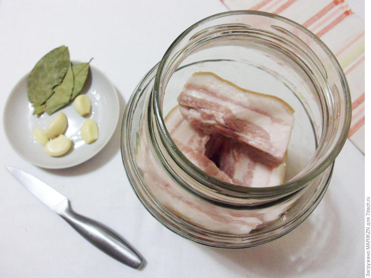 Сало в рассоле «тузлук»