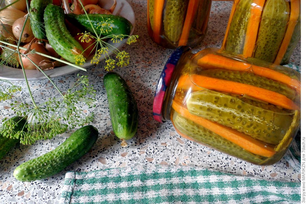 Болгарские маринованные огурцы - кулинарный рецепт