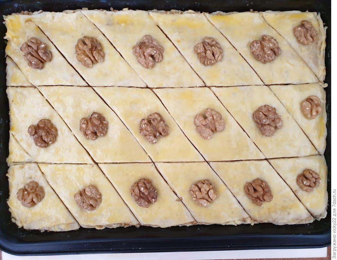 Пахлава (баклава) бакинская - пошаговый рецепт приготовления с фото