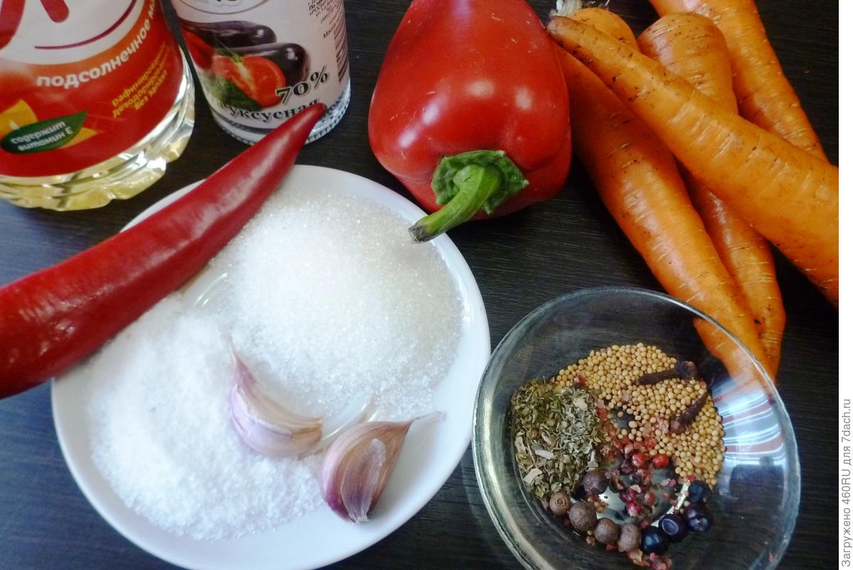 Пряный морковный салат с кунжутом