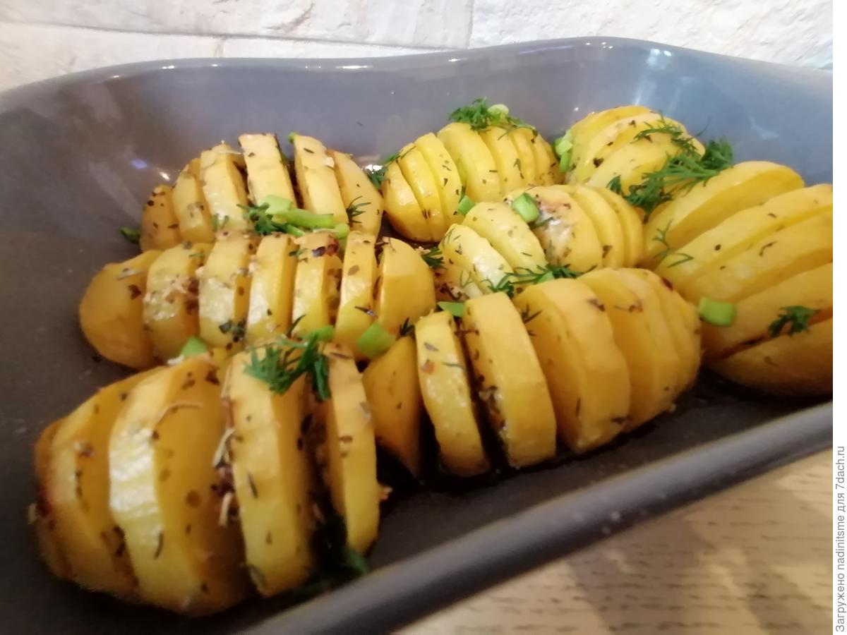 чесночная картошка рецепт с фото