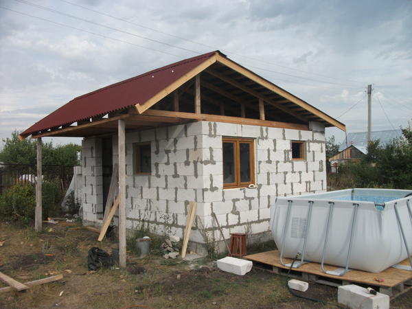 крыша с ондулином