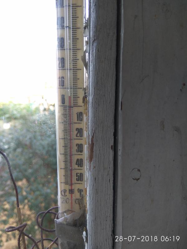 В прошлом году было чуть теплее.