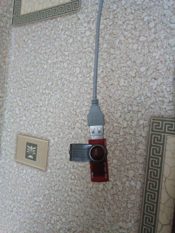 Кабель-удлинитель USB с флешкой