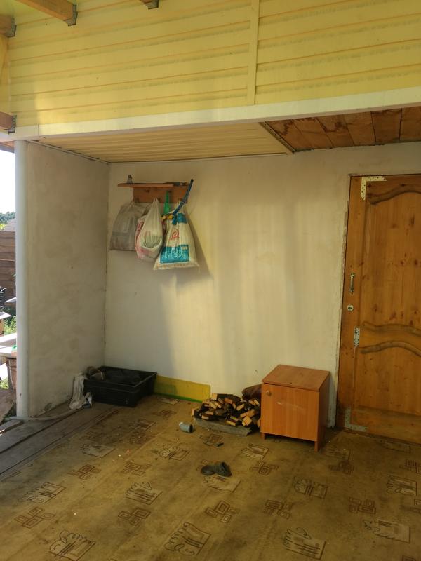 В этом углу хотели бы поставить мойку т к в полу уже сделан слив