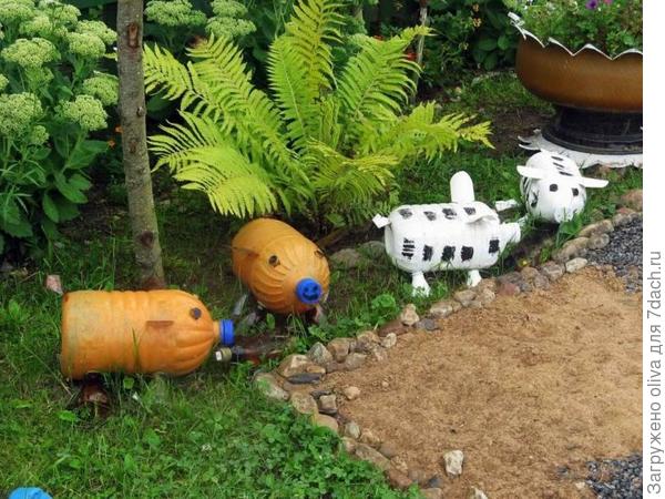 Поделки из подручных материалов. Пластиковые бутылки.