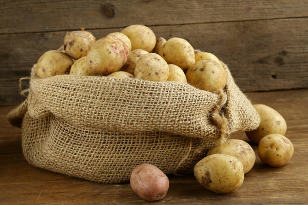 Хранение картофеля в мешках