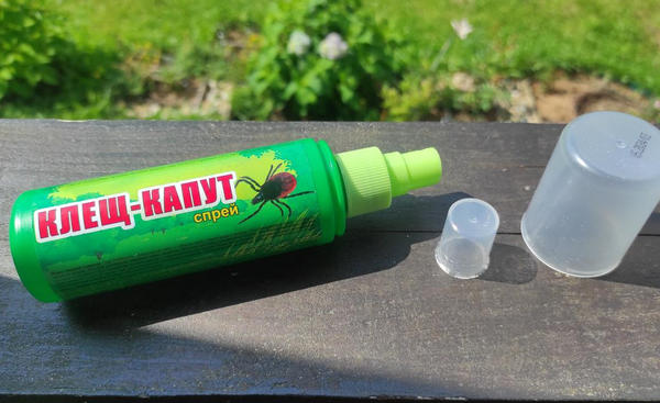 Внешний вид флакона спрея Клещ-Капут