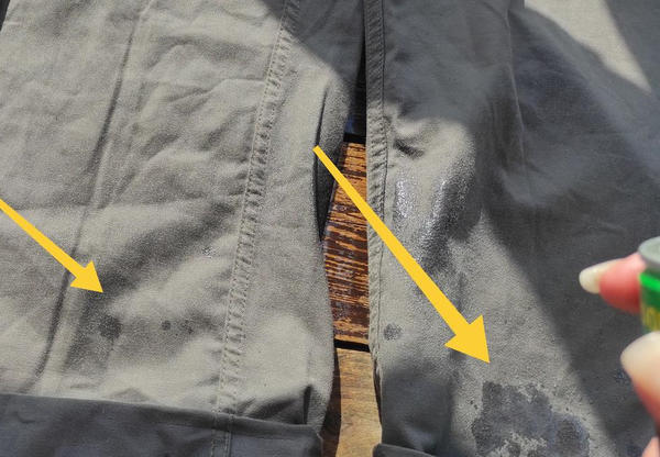 При распылении содержимое баллона вытекало