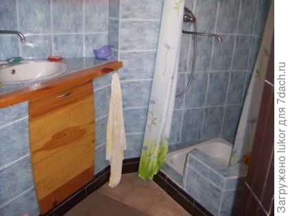 умывальник и душ