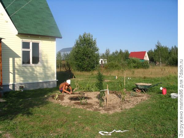 будущая клумба