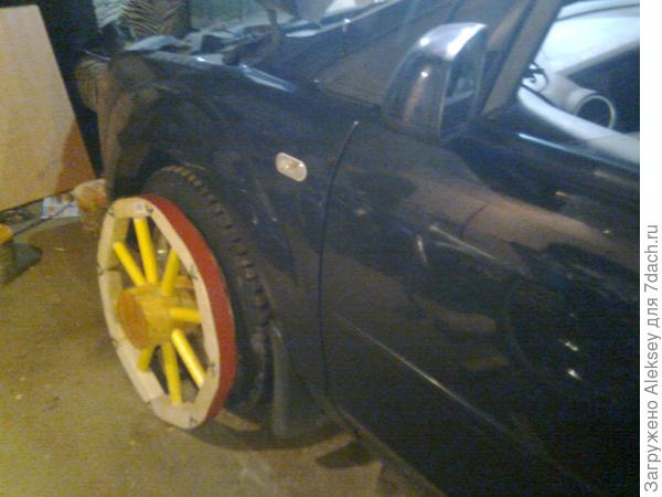 Телега-клумба