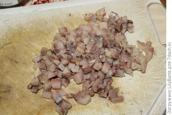 сельдь кусочками