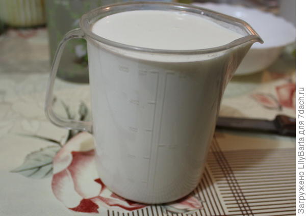 молоко со сливками