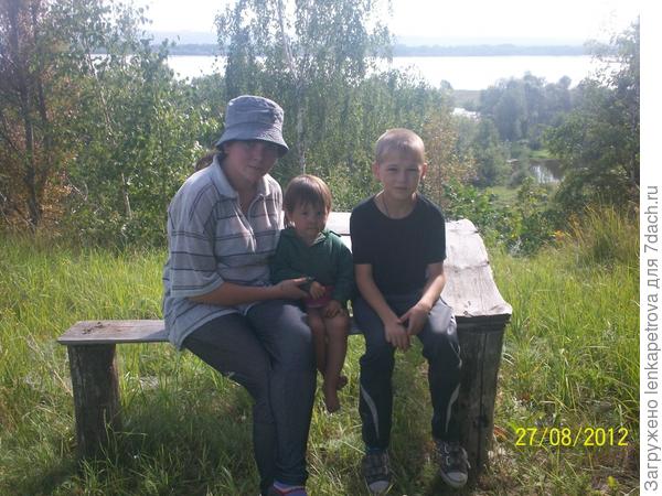 на берегу волги