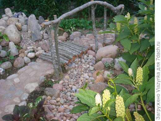 Сухой ручей своими руками на усадьбе "Вязынка"