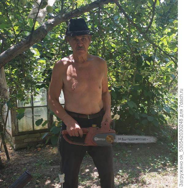 С пилой