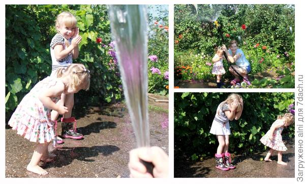 брызгаемся водой