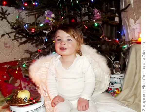 Наш рождественский ангелочек.