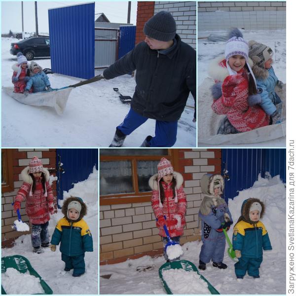 дача зима