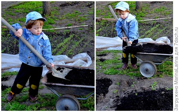 Ну а что делать без лопаты - труженицы на земле?